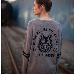 Obey Propaganda⎪Born Alone Die Alone Cardigan